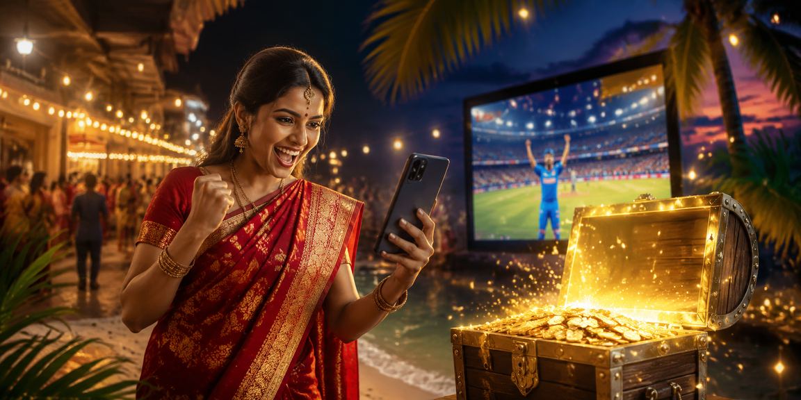 User enjoying mobile casino on a smartphone